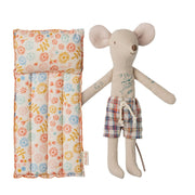 Maileg Beach Mouse Dad with Air Mattress Flower